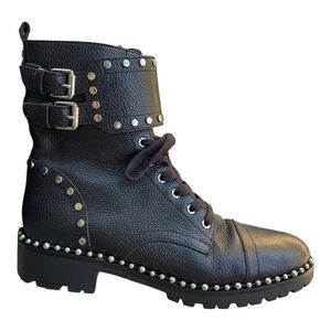 Sam Edelman Jennifer Studded Combat Boots 8.5